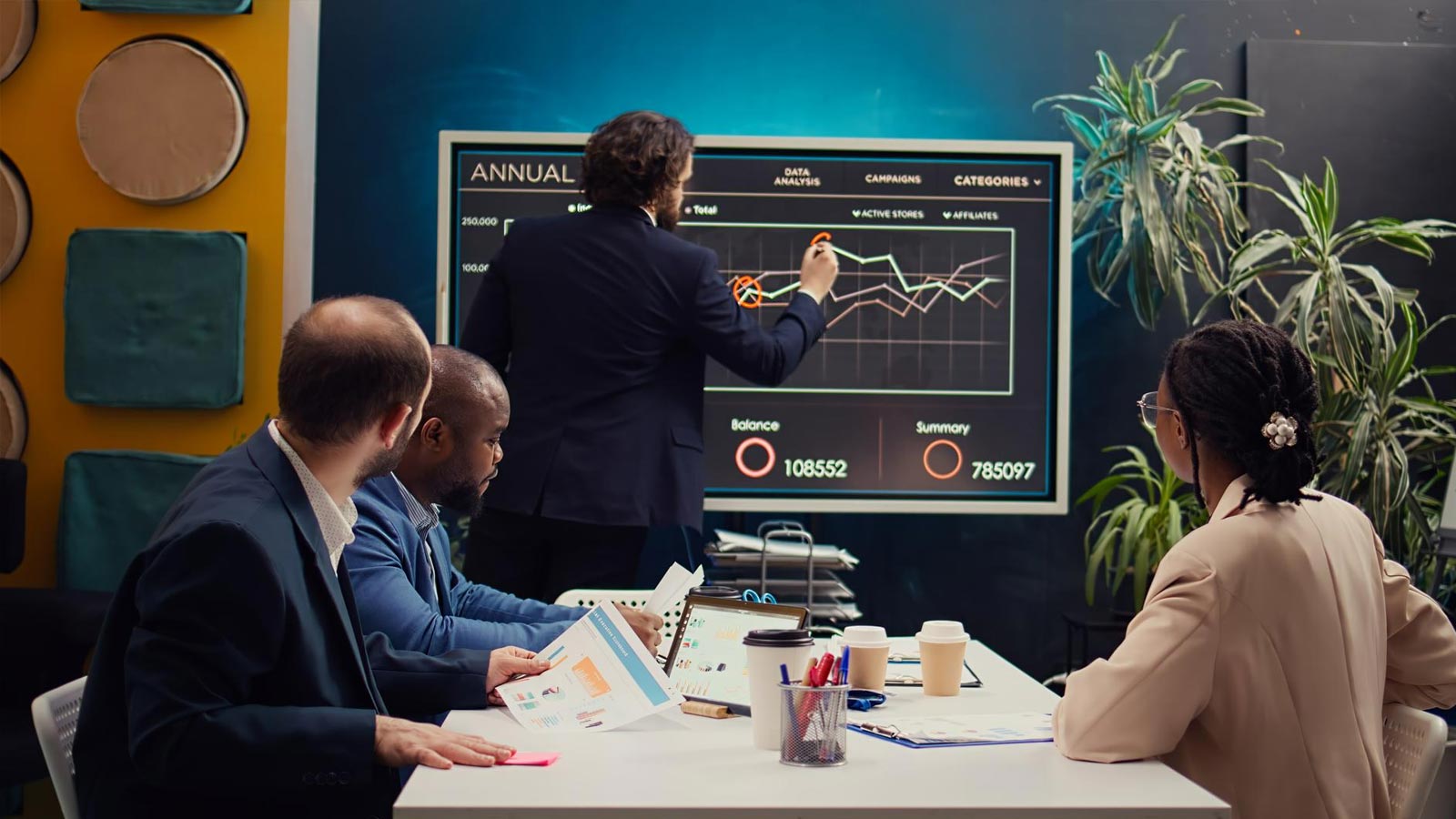 B2B decision makers discussion